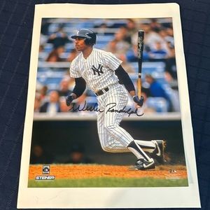Willie Randolph Autographed Photo
